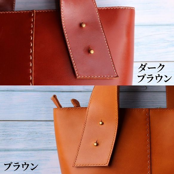 Classic Handbag 本革 ハンドバッグ クラシック 小さめ 牛革 レザーバッグ 全4色 5枚目の画像