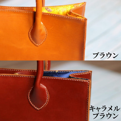 Angel Amber Handbag 本革 ハンドバッグ 小さめ レザーバッグ 全4色 6枚目の画像