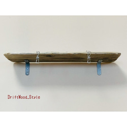 流木インテリア 写真を飾れる流木板のウォールシェルフ ラック フォト ディスプレイ ウォールデコ 壁掛け 棚 北欧 古木 6枚目の画像