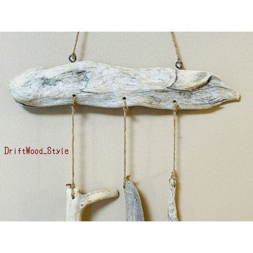 流木インテリア 音に癒される天然流木の木製風鈴 ウィンドチャイム