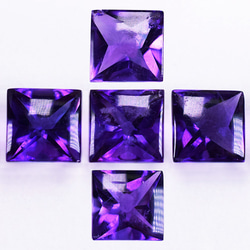 アメシスト  10.405ct／5pcs  (395065) 1枚目の画像