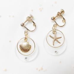 夏の海の思い出 ピアス（pierced earrings） 3枚目の画像