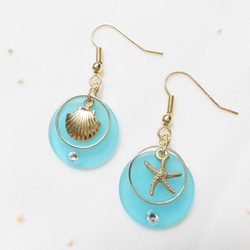 夏の海の思い出 ピアス（pierced earrings） 4枚目の画像