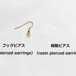 夏の海の思い出 ピアス（pierced earrings） 6枚目の画像