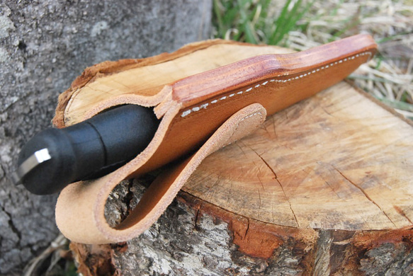 Morakniv Garberg Leather Case 【Cognac】 受注生産予約販売 4枚目の画像