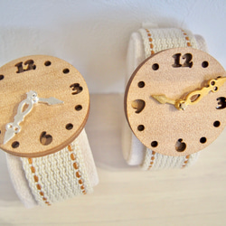 【再販】木製知育腕時計 1枚目の画像