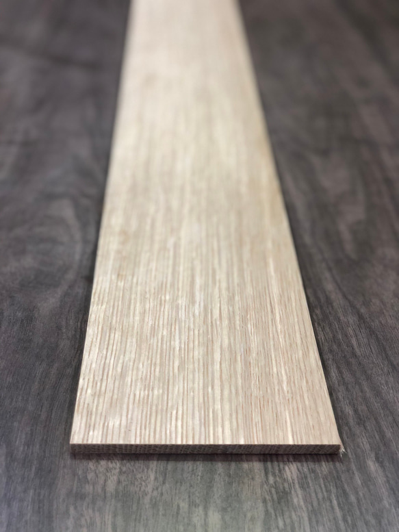 ホワイトオーク 柾目 無垢材 厚5mm×幅110mm×長940mm 木材・板 ファニー