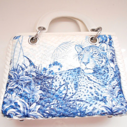 petit Kago bag Blue Tiger ・ decoupage 3枚目の画像