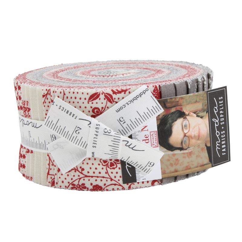 「Fleur de Noel」ジェリーロール カットクロス moda 生地 フレンチジェネラル French G