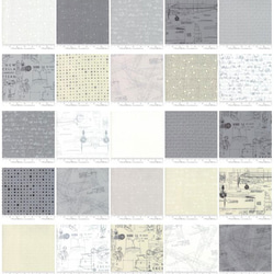 「Modern Background More Paper」moda Charm Pack（42枚）Zen Chic 2枚目の画像