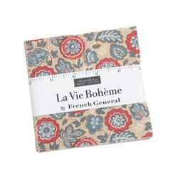 「La Vie Boheme」moda Charm Pack（カットクロス42枚）フレンチジェネラル 1枚目の画像