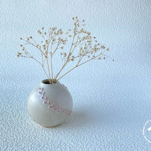 陶器の小さな一輪挿し(ピンク) iku17 一輪挿し・花瓶・花器 花炎