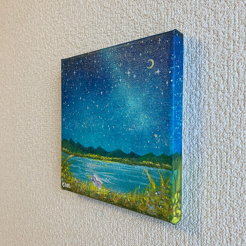 絵画　星空