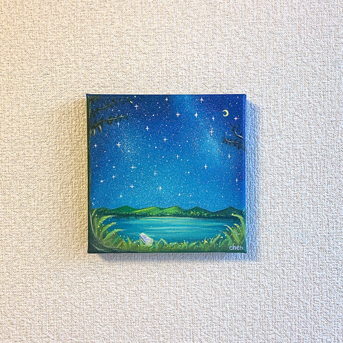 原画 アクリル画 水辺の蝶々 絵画 Chen 通販 12442190｜Creema