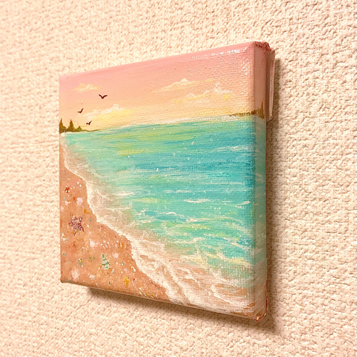 ○永遠星の浜辺　　　絵画原画 購入特典付】永井博 絵画(版画額装品/ジクレー) Cerulean Dream