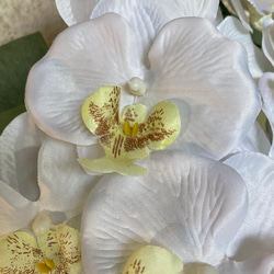 光触媒　人工観葉植物　ウォールグリーン　フェイクグリーン　造花　インテリア　胡蝶蘭6133 4枚目の画像