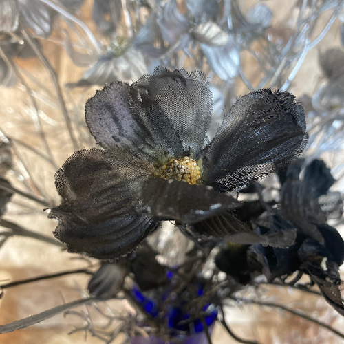 光触媒 人工観葉植物 ウォールグリーン 造花 インテリア シルバー