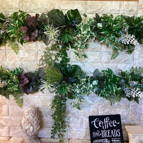 光触媒 人工観葉植物 ウォールグリーン 造花 アレンジ85550 【公式通販】