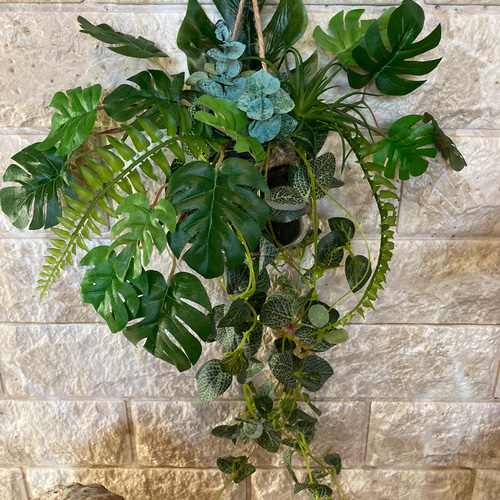 光触媒 人工観葉植物 ウォールグリーン フェイクグリーン フィットニア