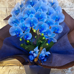 光触媒 人工観葉植物 ウォールグリーン フェイク フラワー 胡蝶蘭3色