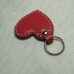 小さいピンクのハートのキーホルダー　 3枚目の画像