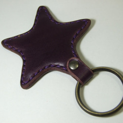 星のキーホルダー 紫 3枚目の画像