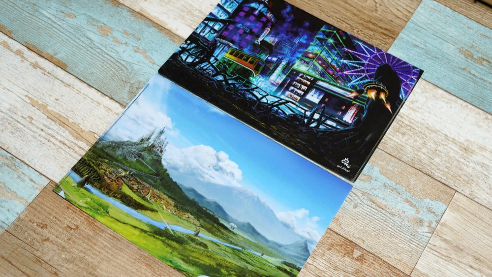 26万円幻想的な風景の鉛筆画 A4サイズ