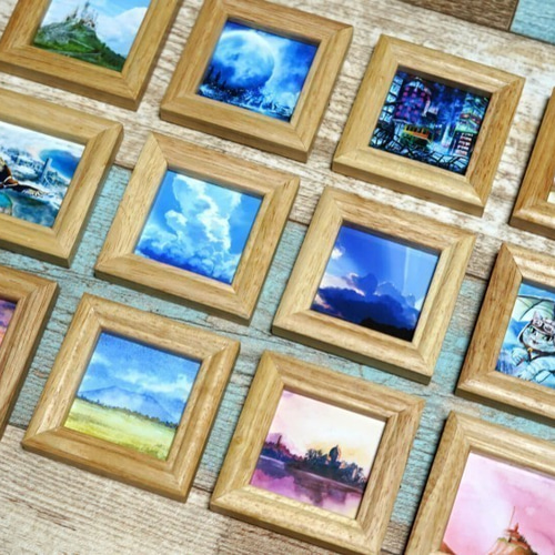 作者不明　絵画　油彩画　桜島　額入り 作者不明 絵画 油彩画 桜島 額入り