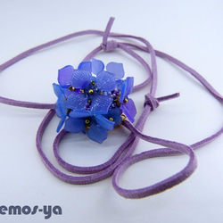 紫陽花ペンダント　 1枚目の画像