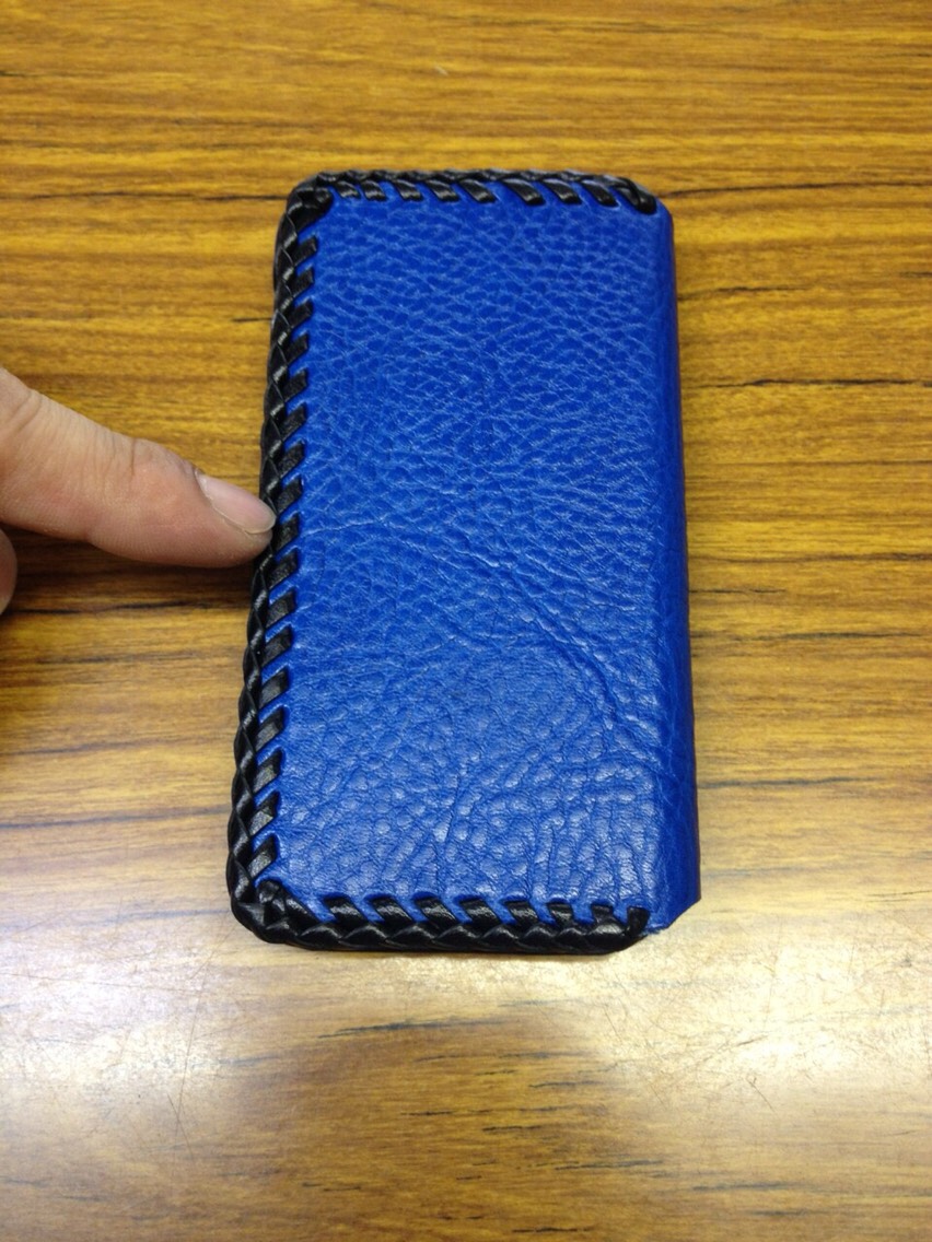 iPhone スマホレザーカバー製作