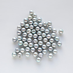 あこや真珠無調色　1粒　バロックパール 8.0~9.0mm  204 5枚目の画像