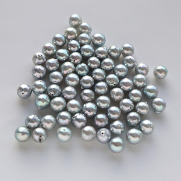 あこや真珠無調色　1粒　バロックパール 8.0~9.0mm  204 7枚目の画像