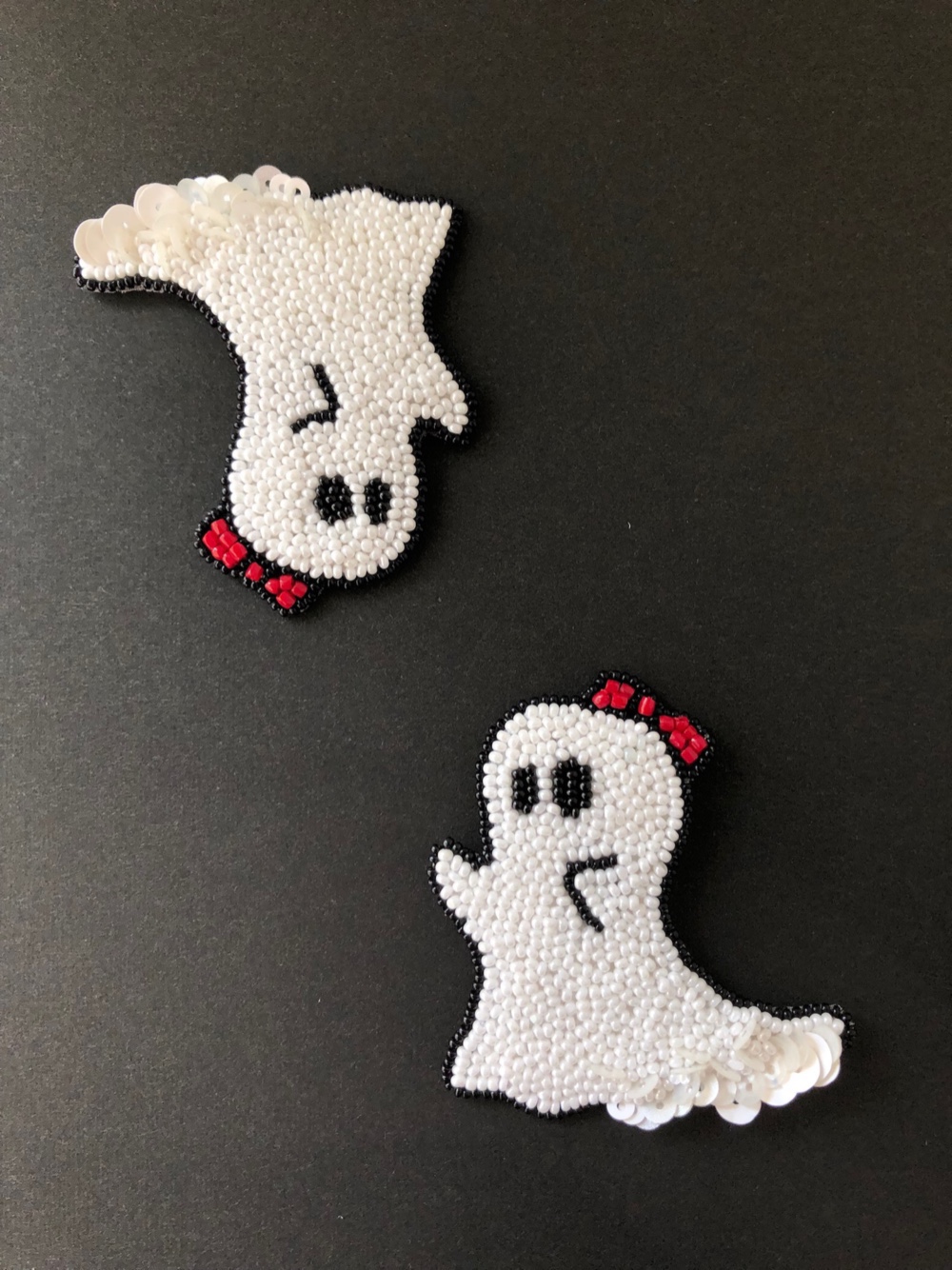 ハロウィン再販オバケちゃんブローチ