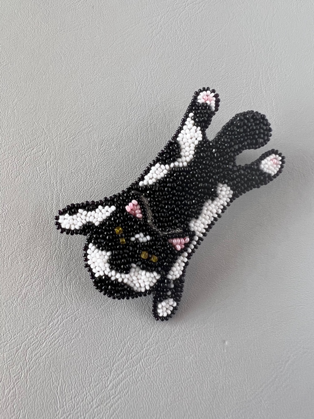 うちの猫ブローチ