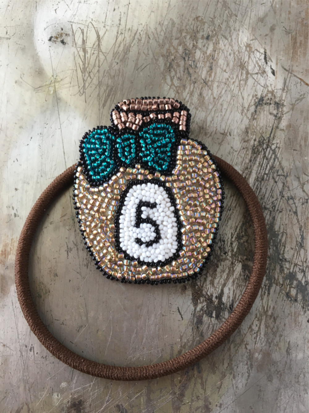 パフュームボトルヘアゴム(エメラルドリボン） 4,536円