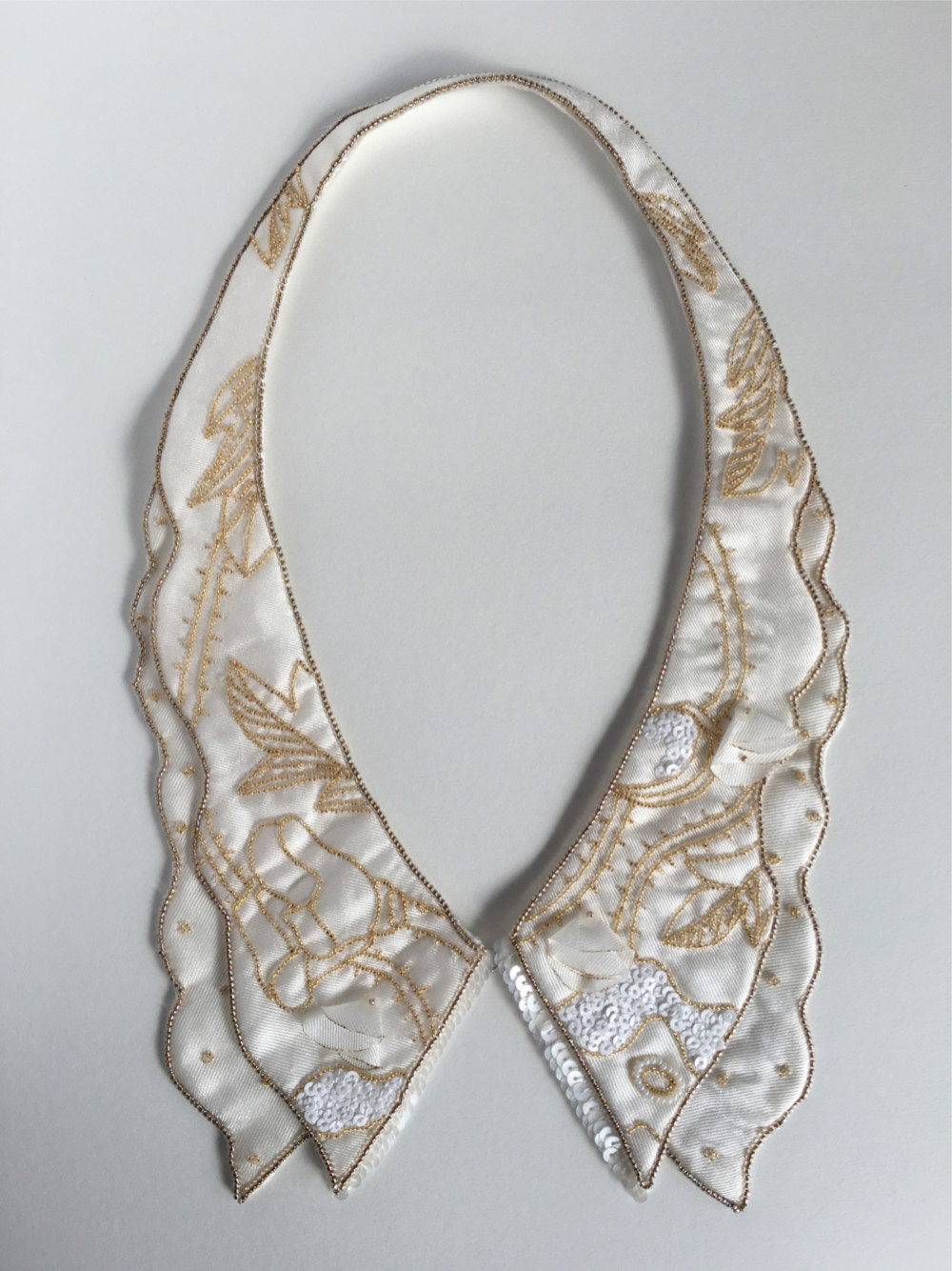 コクリコの首飾り(ネックレス つけ襟）