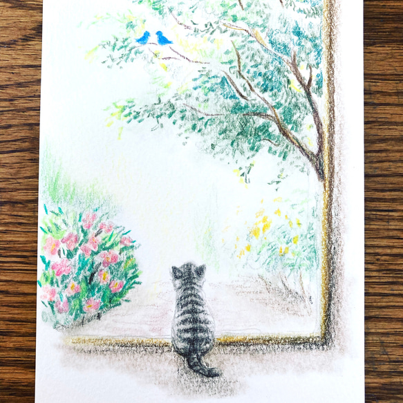ま*ゆ様 じーっと見つめて　　絵画原画 ま*ゆ様 じーっと見つめて 絵画原画 ま*ゆ様 じーっと見つめて 絵画