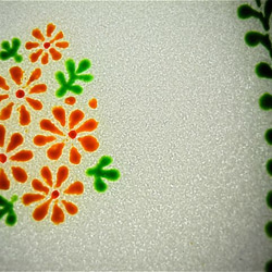 三角の花皿(緑) 3枚目の画像