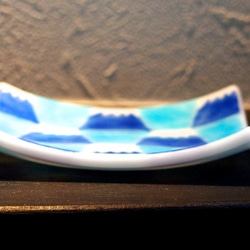 富士山模様の豆皿 4枚目の画像