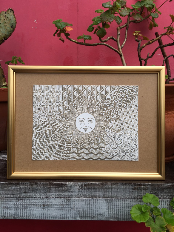 大人の塗り絵 B5サイズ《守護神である太陽》 絵画 Norico 通販 1610923