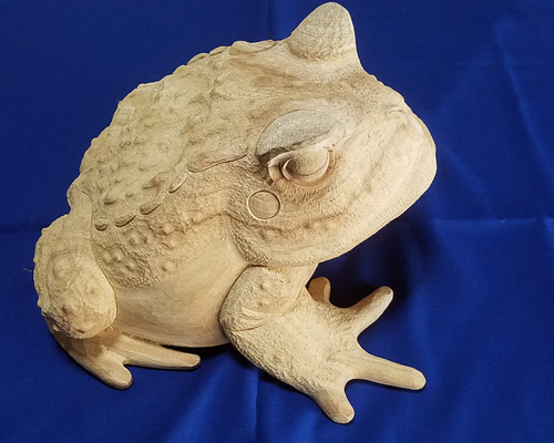 ガマガエル 置物 祐広作 木彫 木彫り 作家物 茨城 ガマ油 筑波山 ガマガエル 置物 祐広作 木彫 木彫り 作家物 茨城 ガマ油 筑波山