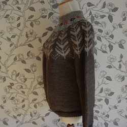 木立柄のセーター　 5枚目の画像