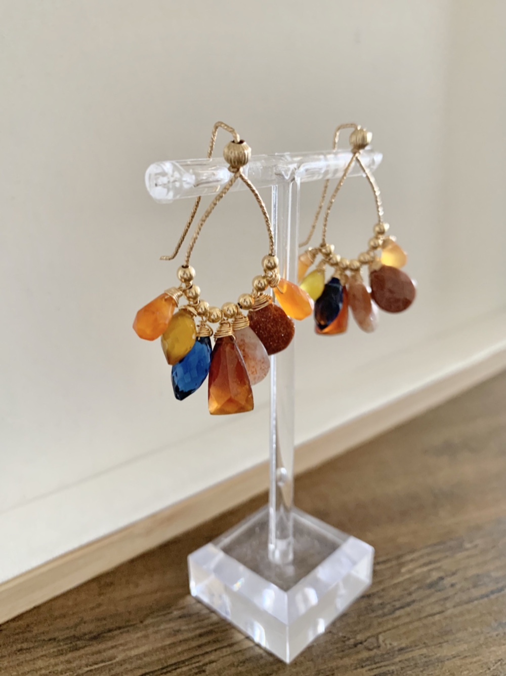 カラフル　フープピアス