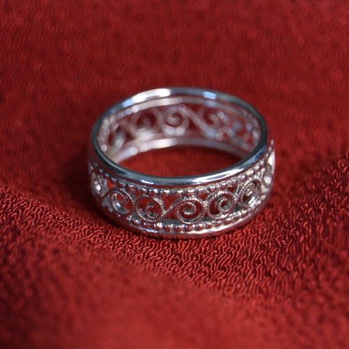 銀線細工 S字のリング silver950 指輪・リング Ron-ro 通販 12279110