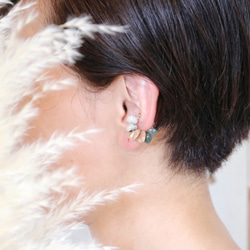 Natural stone ear cuff 8枚目の画像