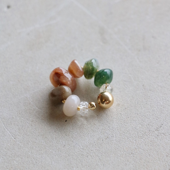 Natural stone ear cuff 6枚目の画像