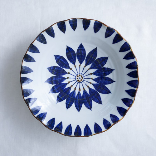 ブルーフラワー プレート 大皿 【公式通販】