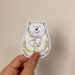 愛擁抱貼紙 北極熊 第4張的照片