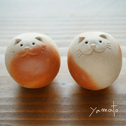 【2502】猫皿…備前焼 2502】102.猫皿…備前焼