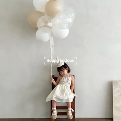 10月新品誕生日 飾り付け 結婚式バルーンセット　バースデー　パーティー　ミルクティー誕生日　風船 1枚目の画像
